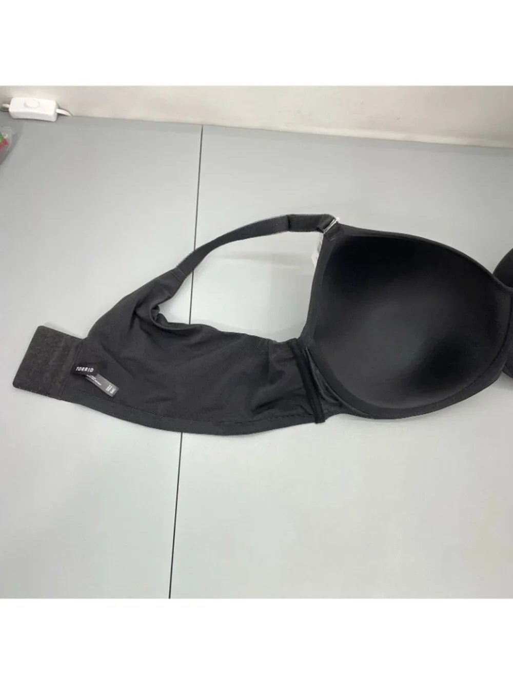 Torrid Balconette Bra 54C Lightly Lined Full Coverage Smooth 360 Underwire Black